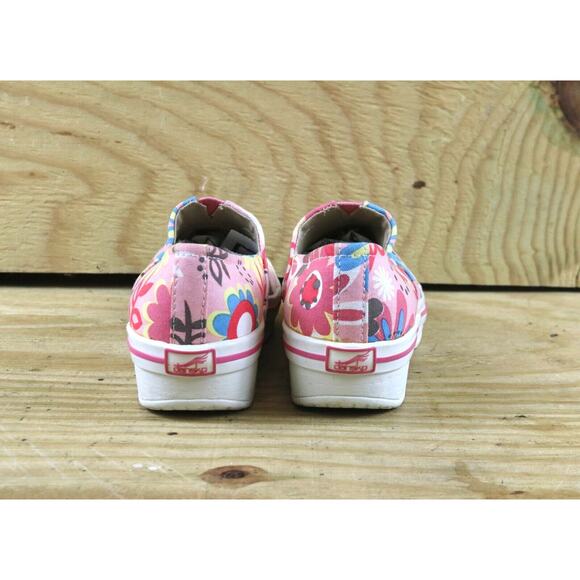 Dansko Clogs Girls 12 Vegan Vesta Girls Floral Multicolor Slip On 30 Shoes - Picture 3 of 7